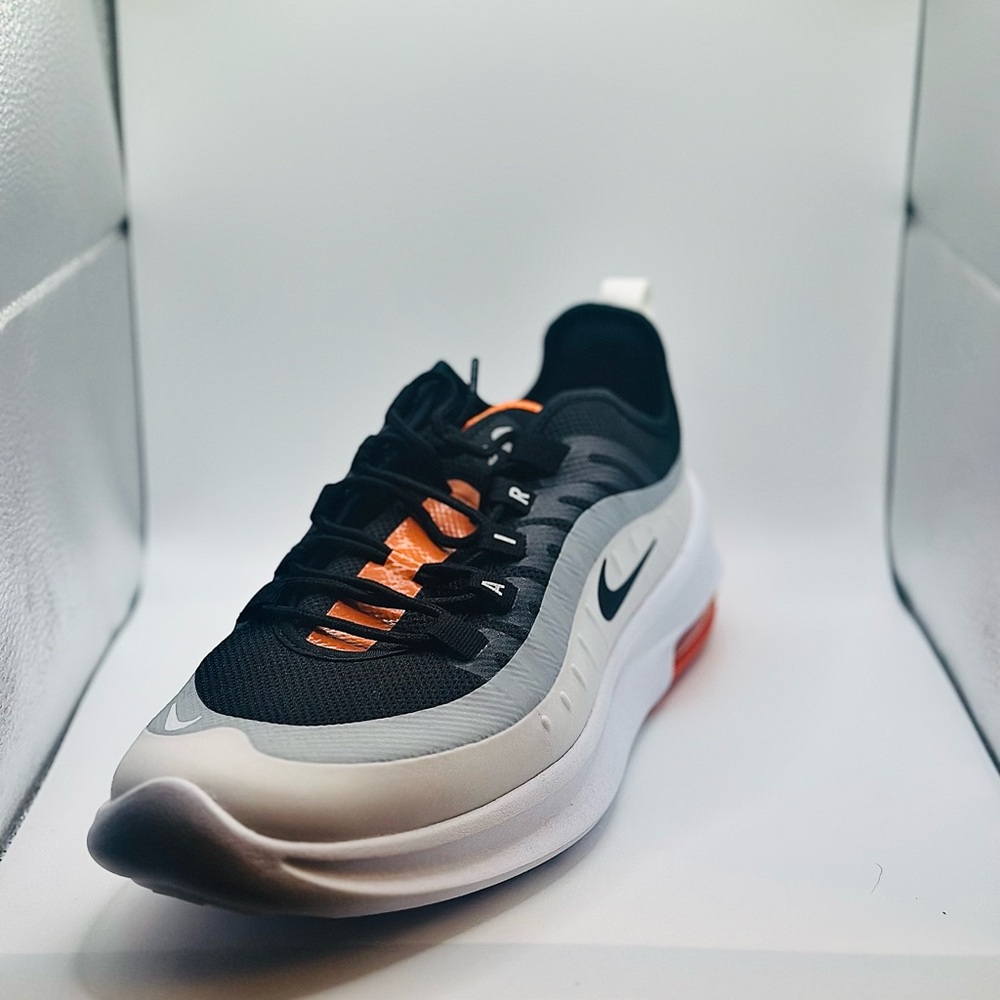 Nike Men's Black, White, and Orange Athletic Shoes BUNDLE Includes cap